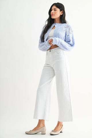 Anna Scissor Cut Wide Leg Jean