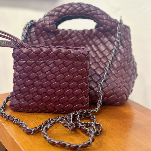 Charlotte Woven Crossbody Purse