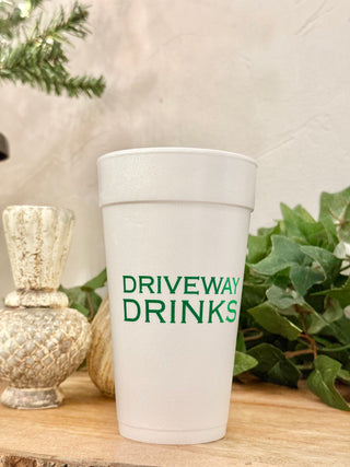 Driveway Drinks Foam Cup