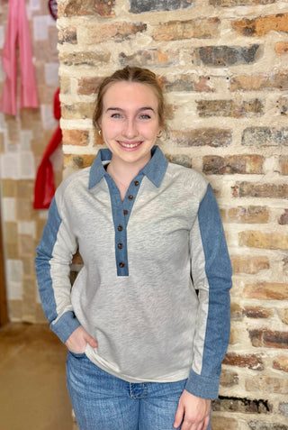 Arianna Buttoned Long Sleeve