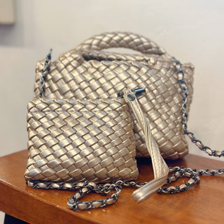 Charlotte Woven Crossbody Purse