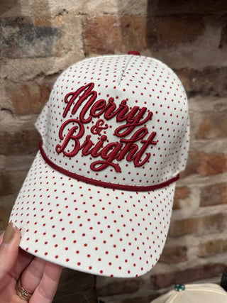 Merry & Bright Polka Dot Hat