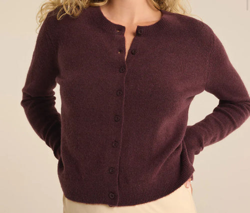 Berry Wine Cardigan