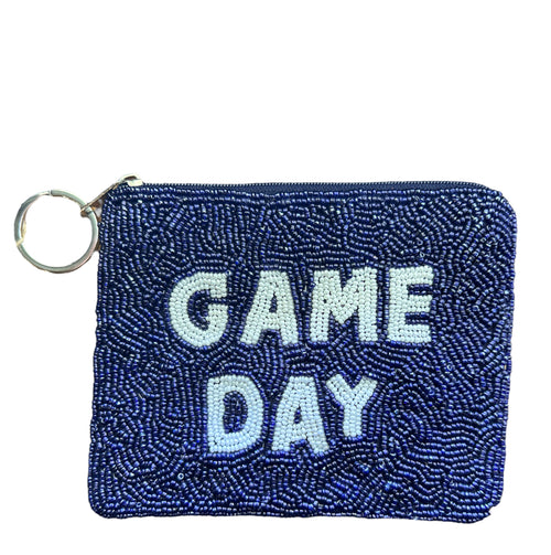Game Day Beaded Pouch