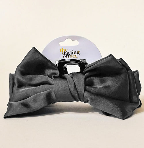 Satin Bow Claw Clip