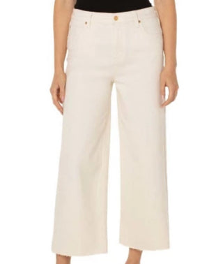 Stride Hi-Rise Crop Wide Leg - Off White