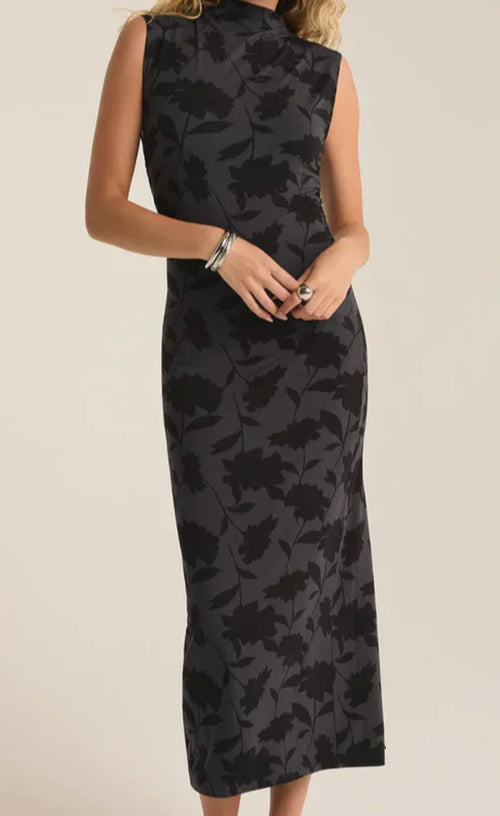 Tatum Shadow Midi Dress