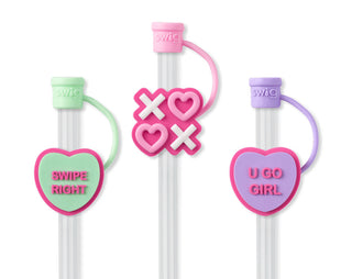 Be Mine Straw Topper Set