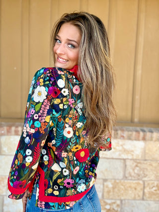 Karina Floral Blouse