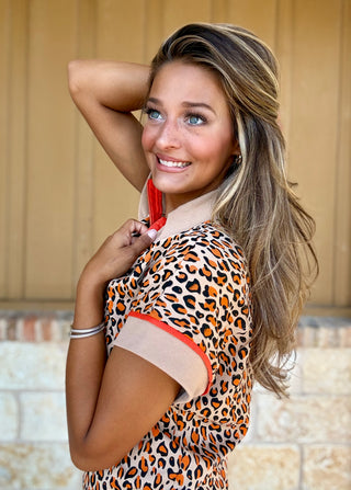 Heather Quarter Zip Blouse