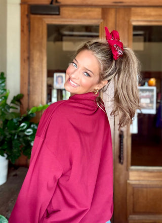 Texas A&M Mock Neck Sweater