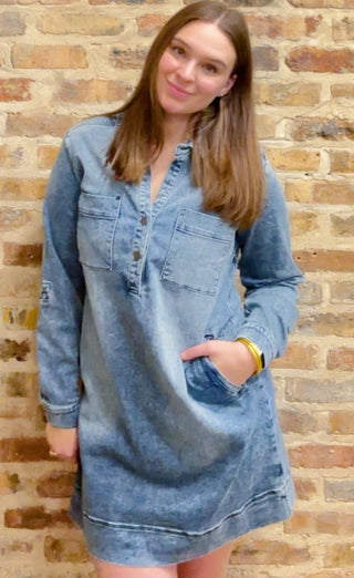 Kayla Denim Dress