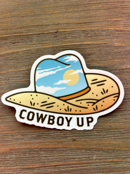 Cowboy Hat Prairie Cowboy Hat Sticker