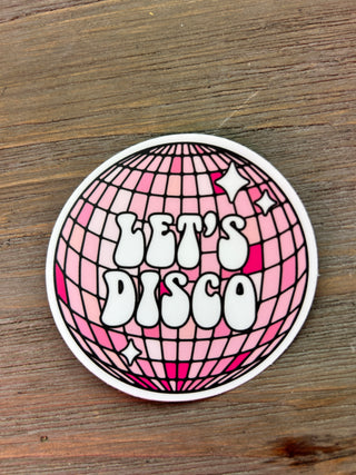 Lets Disco Sticker