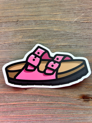 Pink Birkenstock Sticker