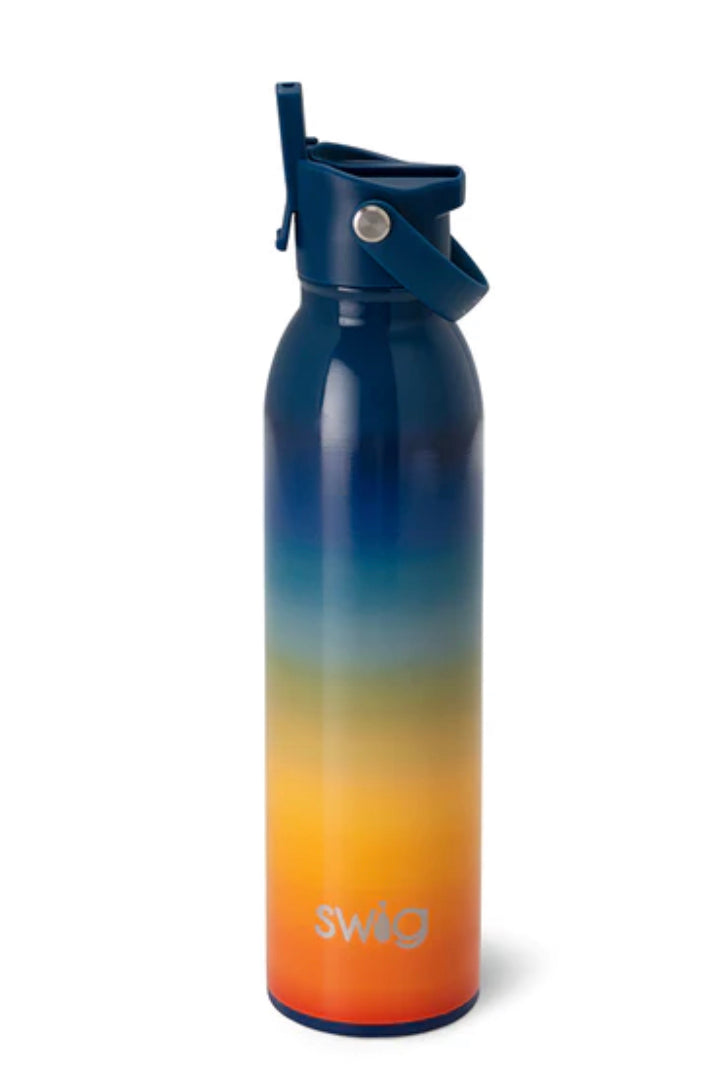 Retro Rainbow Flip & Sip Bottle 20oz Swig