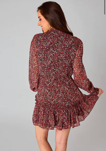 Amour Long Sleeve Mini Dress