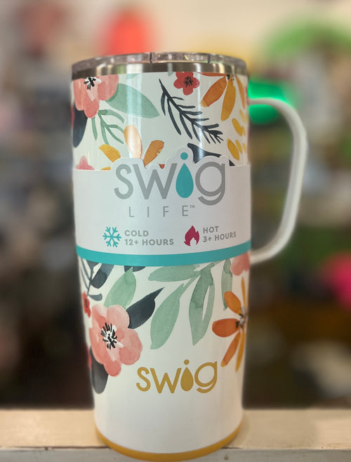 Swig 20 oz Flip and Sip Water Bottle Honey Meadow