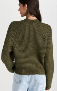 Dark Olive Demond Pullover Sweater