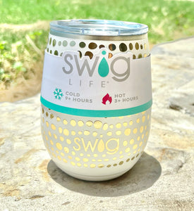 Glamazon Gold  Stemless Wine Cup 14oz Swig