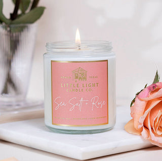 Sea Salt & Rose Little Light Candle 8oz