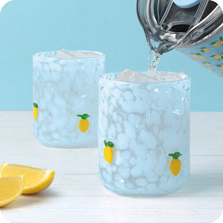 Swig Lemon Meringue Charm Glass 17oz
