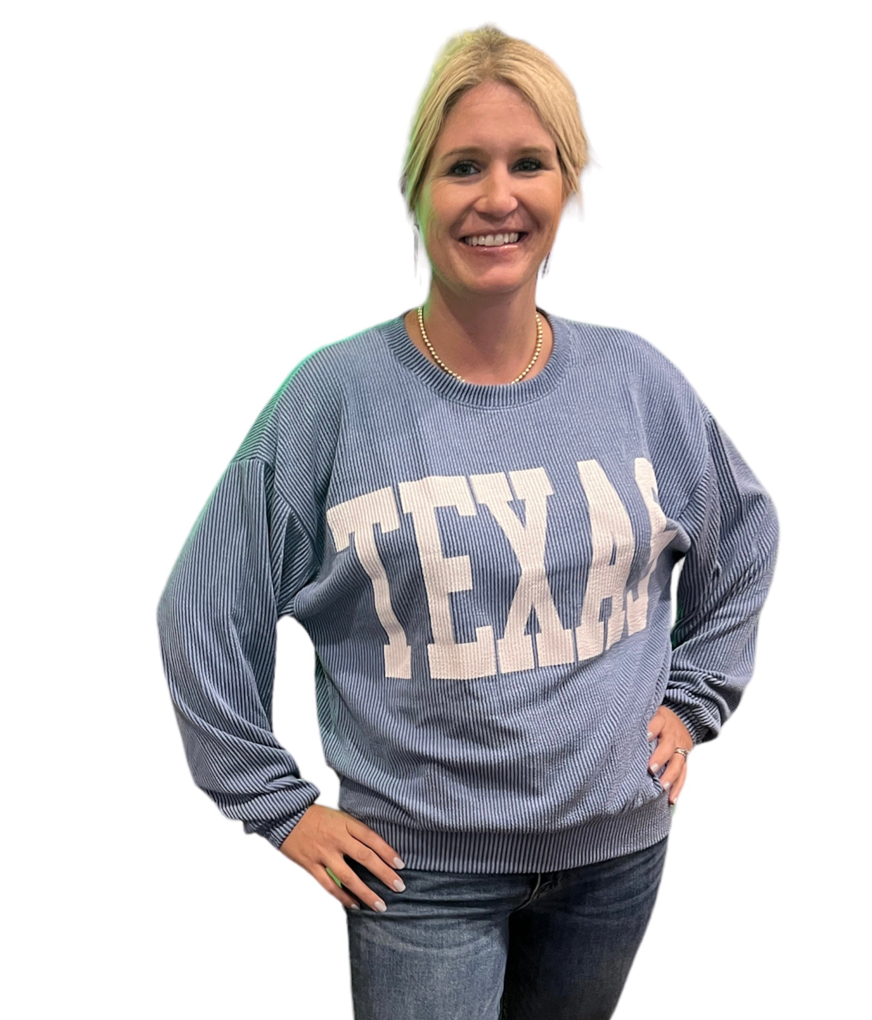 TEXAS Denim Sweatshirt