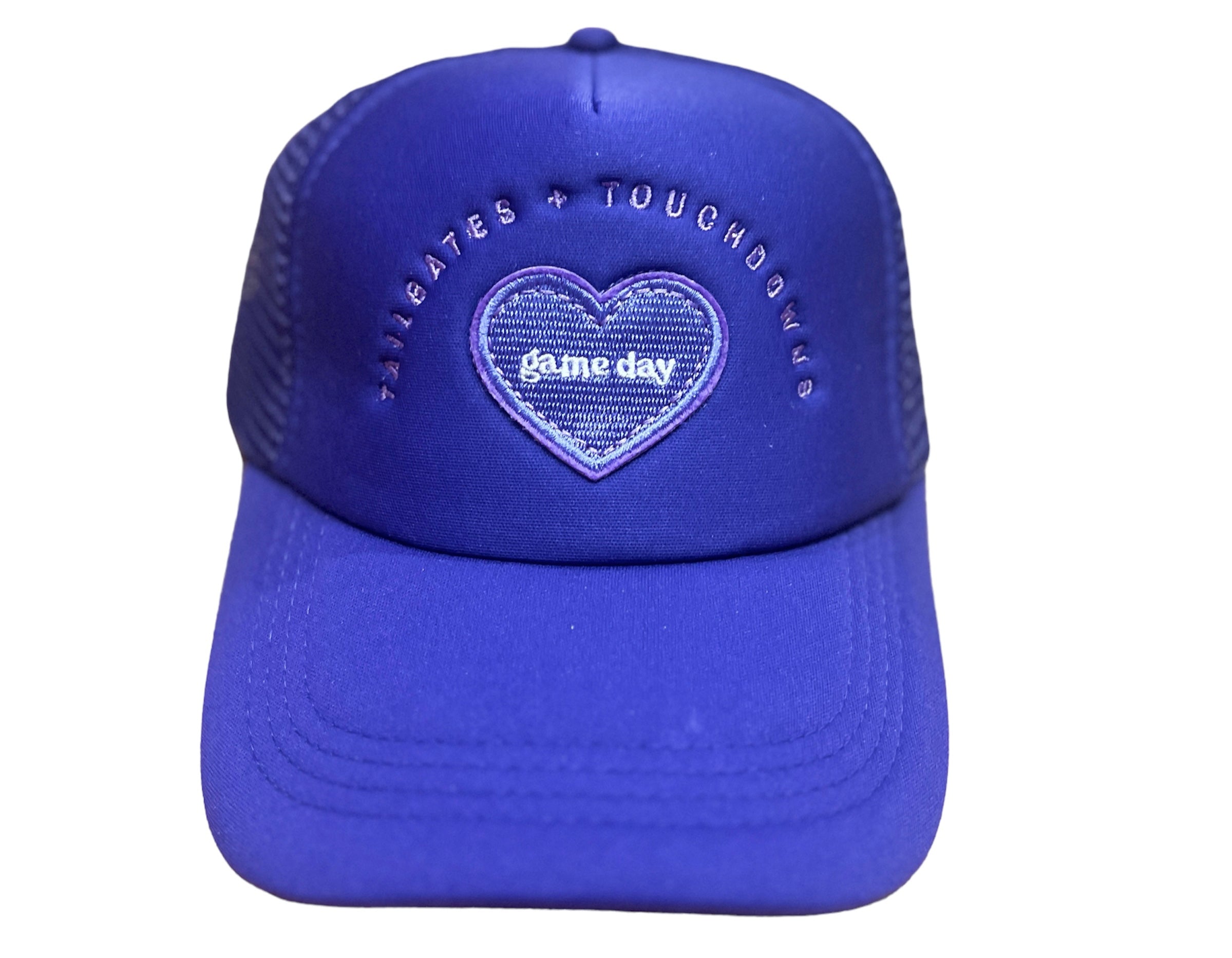 Purple Tailgates & Touchdowns Trucker Hat