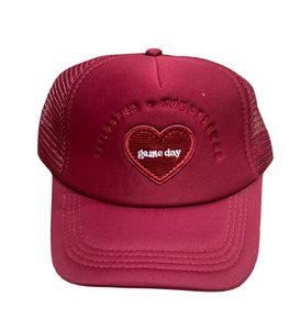 Maroon Tailgates & Touchdowns Trucker Hat