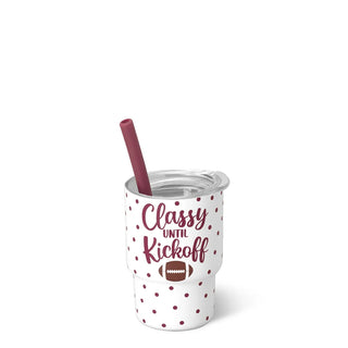 Swig Maroon Classy Until Kickoff 2oz Tumbler