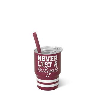 Swig Maroon Never Lost A Tailgate 2oz Tumbler