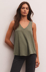 Evergreen V-neck Tank