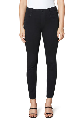 Gia Glider Ankle Skinny Black Jean