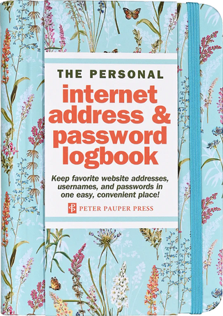 Blooms & Butterflies Password Book