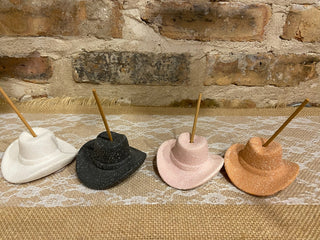 Pink Cowboy Hat Incense Holder