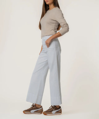 Meg Pin Tuck White Denim