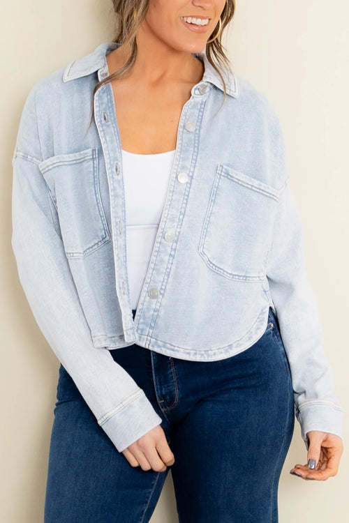 Chesney Cropped Denim Jacket