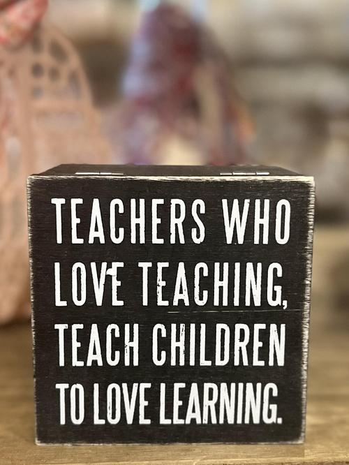 Teachers Who Hinged Box