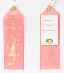 Award Ribbon- Cheers To The Champagnion