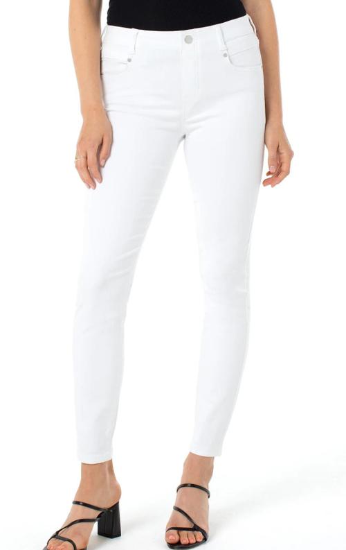 Gia Glider Ankle Bright White Jean