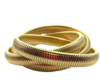 Gold Twisted Cobra Bracelets