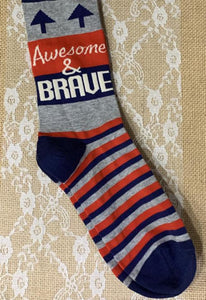 Awesome & Brave Socks