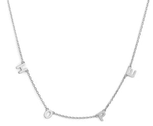 Silver Delicate HOPE Necklace