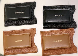Leather Money Clip Case In A Box