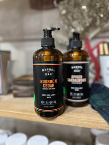 Bourbon Cedar Patchouli & Cedar Body,Face & Hair Wash